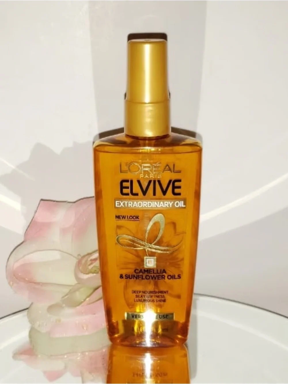 NEW L’oréal ElVIVE Extraordinary Oil Camellia & Sunflower Oils Hair Serum 3.4oz